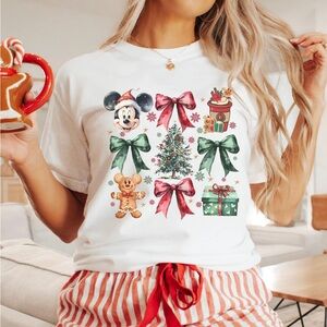 Disney Christmas T-Shirt with coquette design
